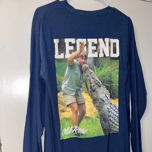 NWOT Old Row Size L Steve Irwin Legends pocket tee